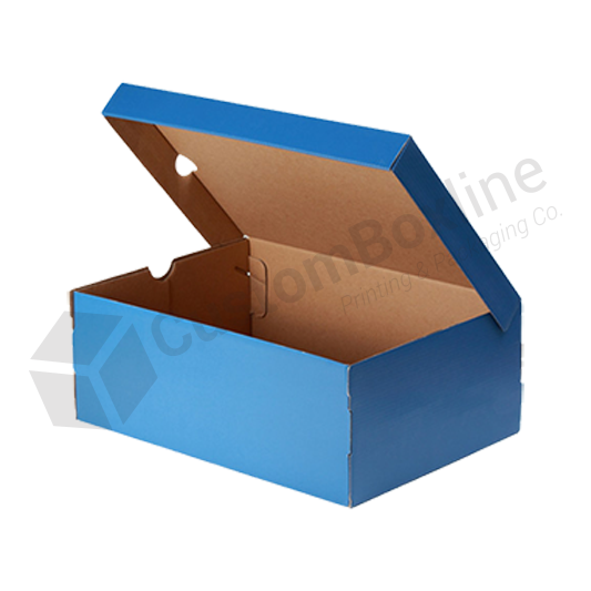 Cheap price corrugated foldable shoe packaging box shoe boxes