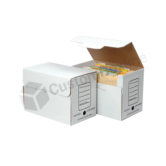 Custom Corrugated Boxes | Tidy Files Archive Box