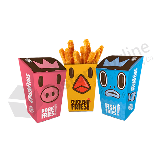 French Fries Packaging Box