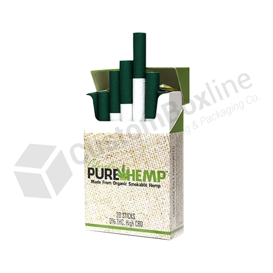 Custom Hemp Cigarette Box Packaging