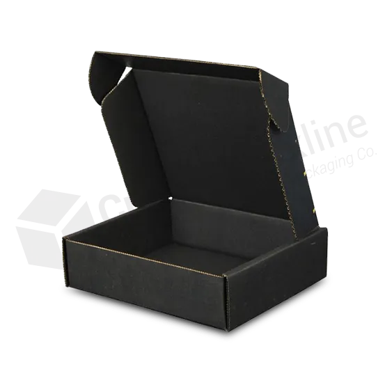 Black Cardboard Packaging Boxes, Matte Black Shipping Box, Black Gifts  Boxes, Cardboard Packing Boxes for E-commerce 