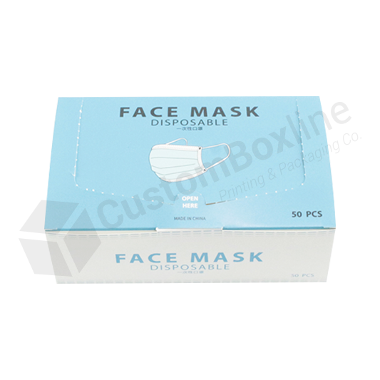 Custom Printed Face Mask Packaging