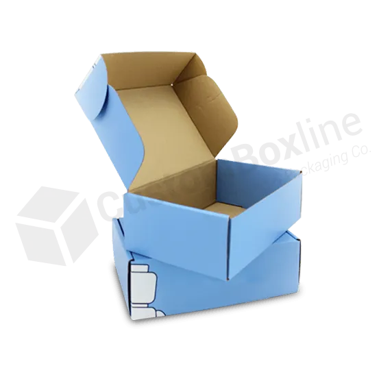 Customized Mailer Box in Blue