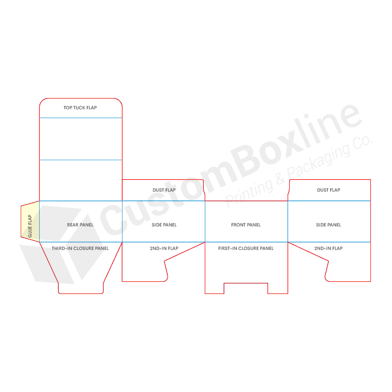 1-2-3 Bottom Display Lid Template