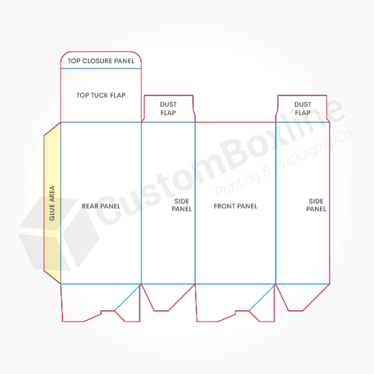 Auto Lock Bottom Box Template