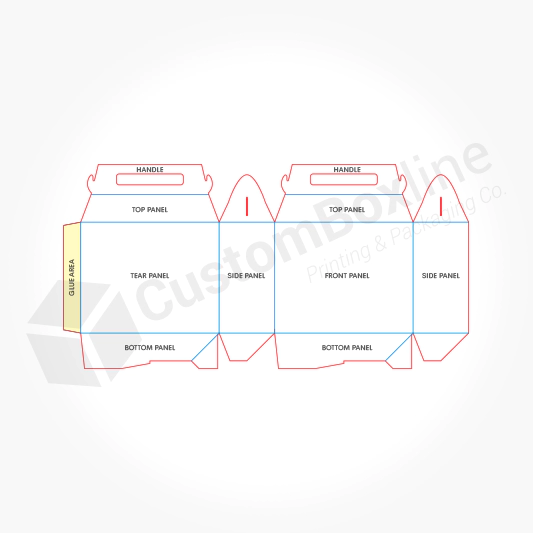 Box With Handle Template