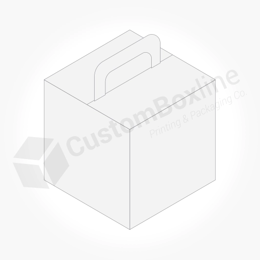 Retail Box With Blueprint Template
